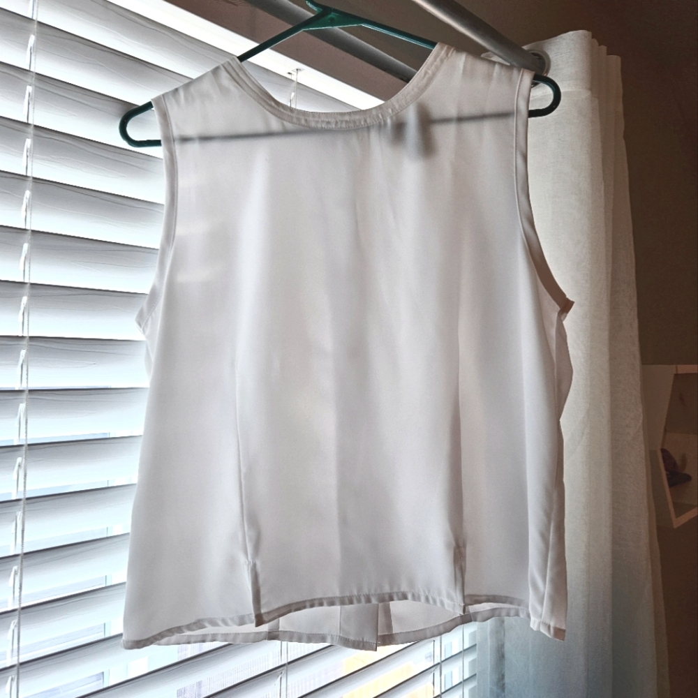 White Crop Top
